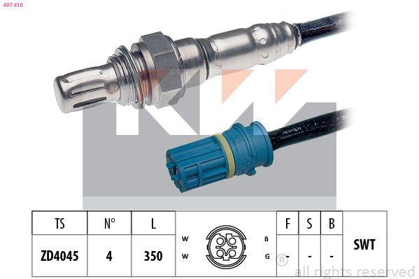 Sonda lambda KW 497 416