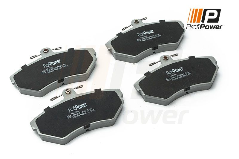 Levně Sada brzdových destiček, kotoučová brzda ProfiPower 1B1038