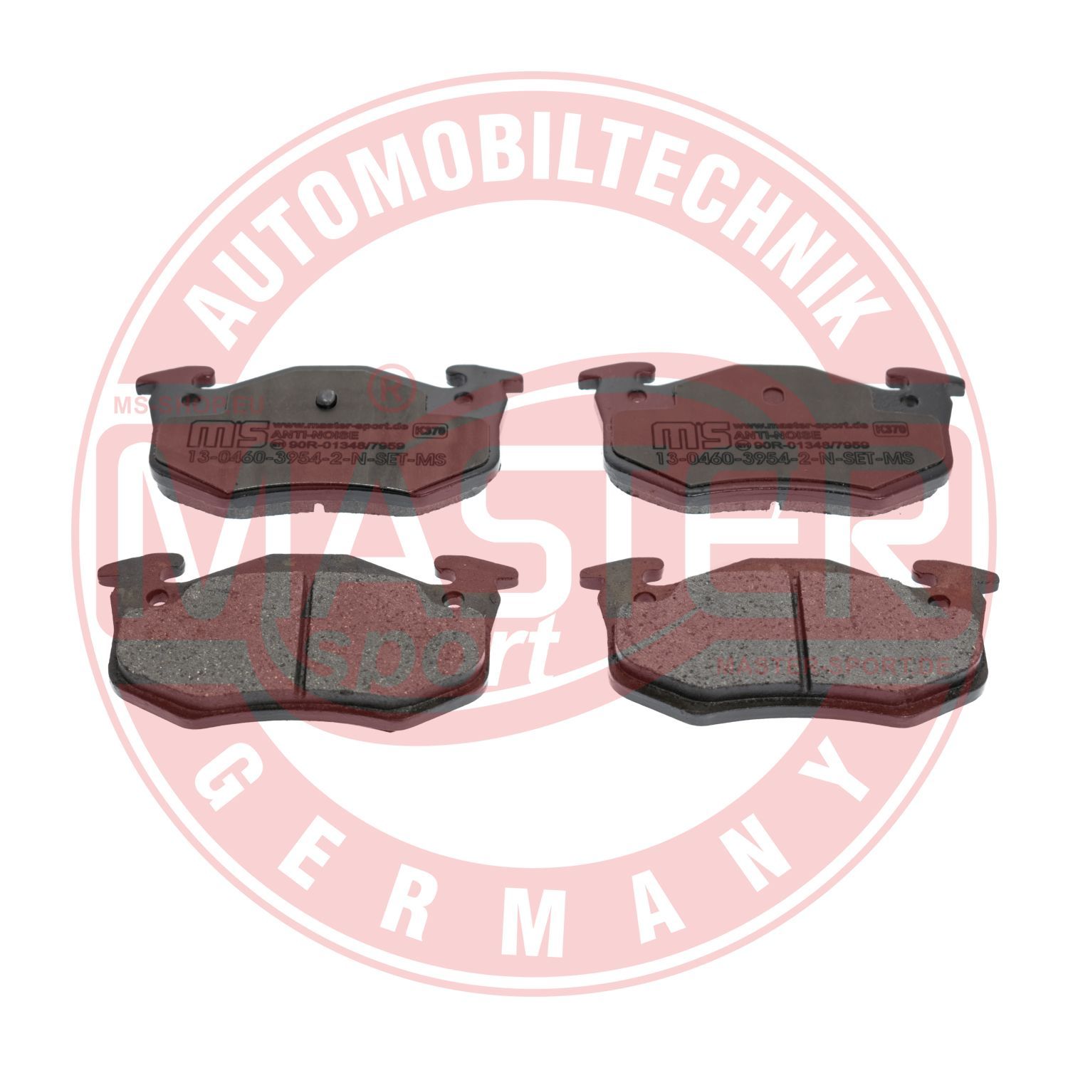 Zestaw klocków hamulcowych, hamulce tarczowe MASTER-SPORT GERMANY 13046039542N-SET-MS
