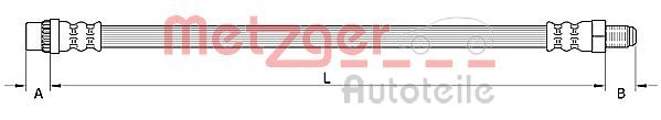Przewód hamulcowy elastyczny METZGER AUTOTEILE 4110896