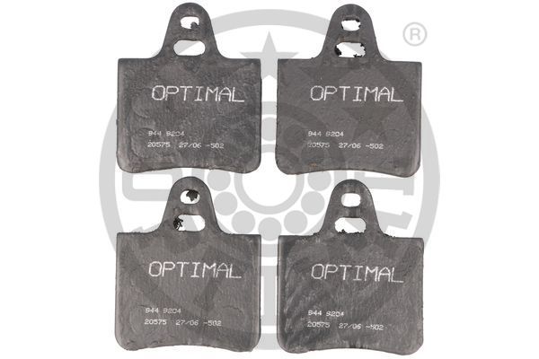 Zestaw klocków hamulcowych, hamulce tarczowe OPTIMAL BP-09204
