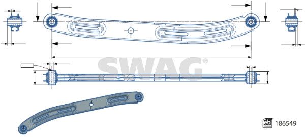 Wahacz, zawieszenie koła SWAG 33 11 0455