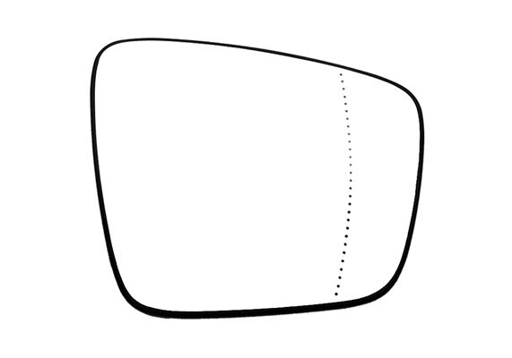 Verre de rétroviseur, rétroviseur extérieur