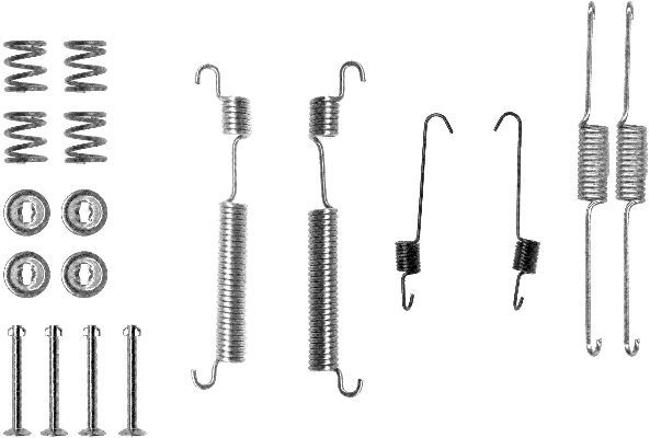 Set accesorii, sabot de frana TEXTAR 97016500