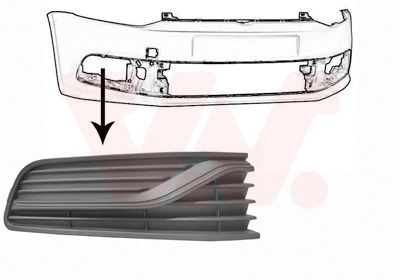 Grille de ventilation, pare-chocs