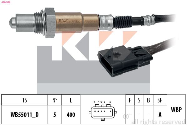 Sonda lambda KW 498 504