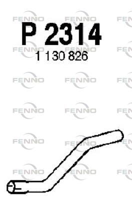 Rura wydechowa FENNO P2314