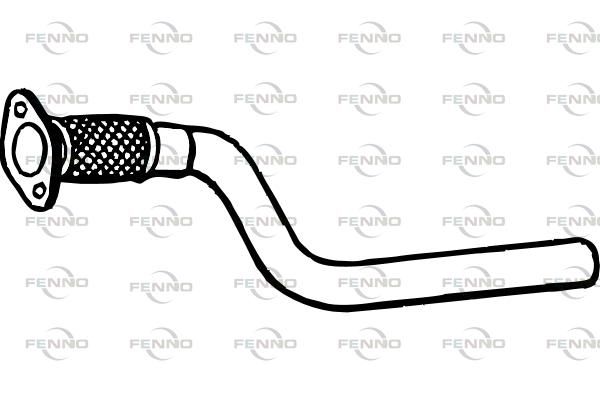 Rura wydechowa FENNO P5078