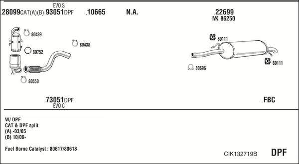 Układ wydechowy WALKER CIK132719B