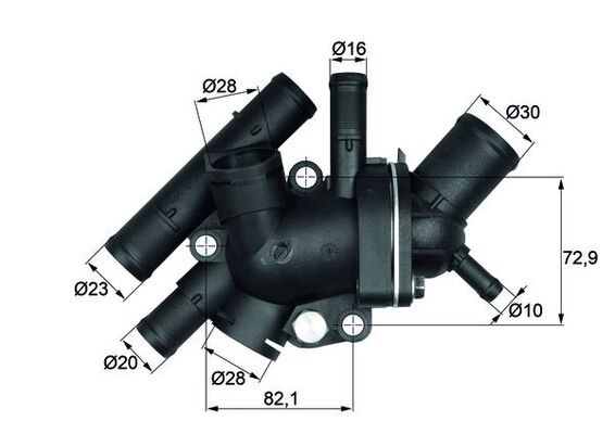 Termostat, środek chłodzący MAHLE TI 134 88D