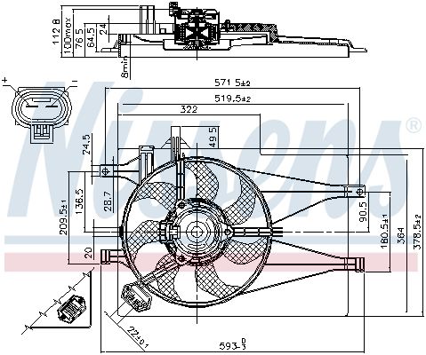 Ventilateur, refroidissement du moteur
