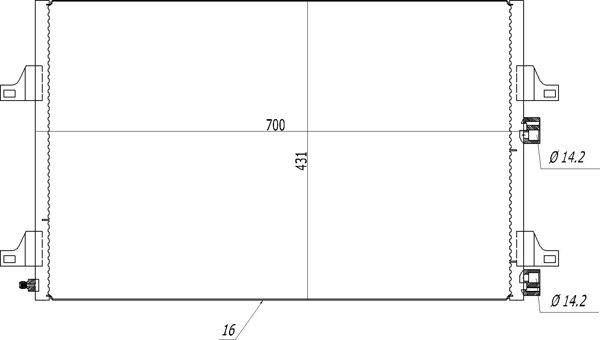 Skraplacz, klimatyzacja HART 619 068