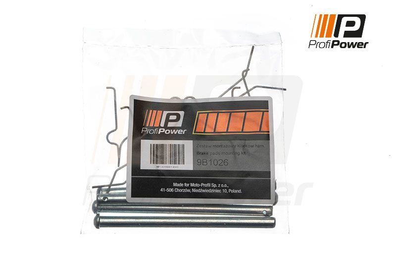 Levně Sada příslušenství, obložení kotoučové brzdy ProfiPower 9B1026