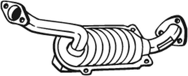 Katalizator KLOKKERHOLM 18160RSHE00