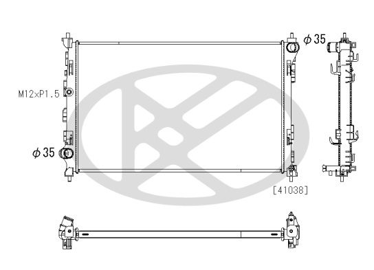 Radiator, racire motor KOYORAD PL023907