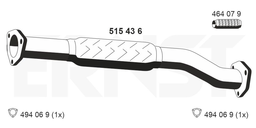 Racord evacuare ERNST 515436
