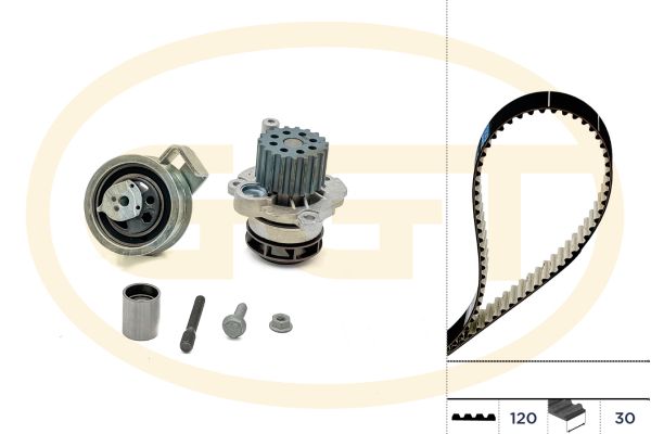 Set pompa apa + curea dintata GGT KPA20105