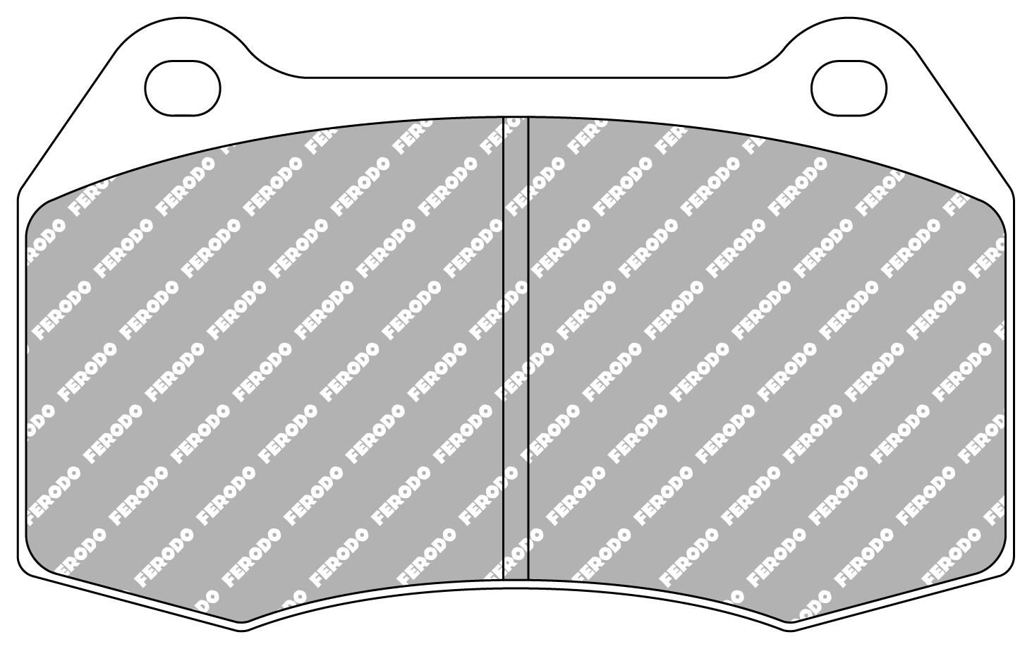 set placute frana,frana disc FERODO FCP1298H