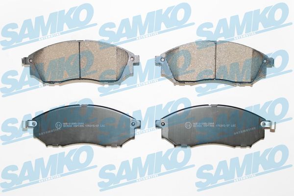 Sada brzdových destiček, kotoučová brzda SAMKO 5SP1406