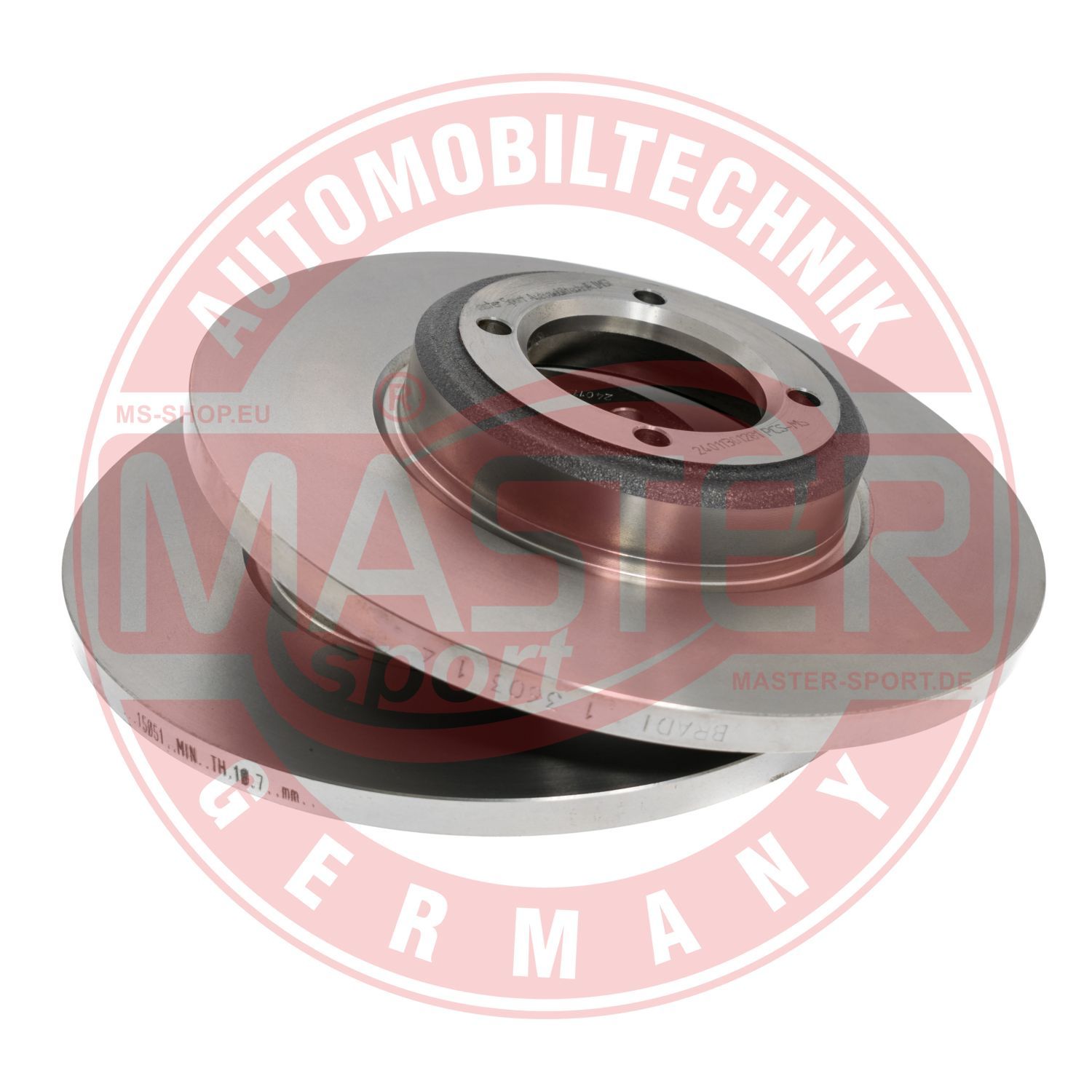 Tarcza hamulcowa MASTER-SPORT GERMANY 24011301281-SET-MS