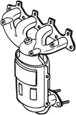 Katalizator KLOKKERHOLM 250510J010