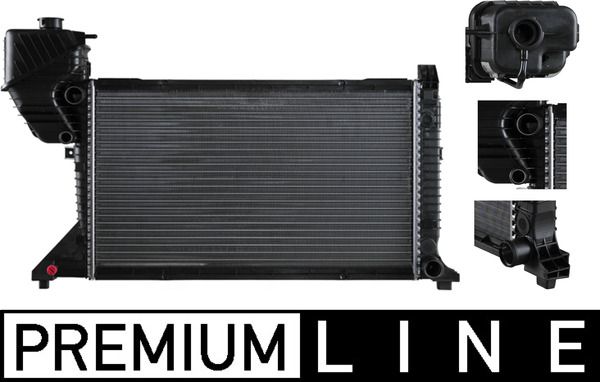 Chłodnica, układ chłodzenia silnika MAHLE CR 727 000P