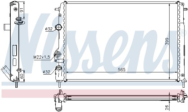 Radiateur, refroidissement du moteur