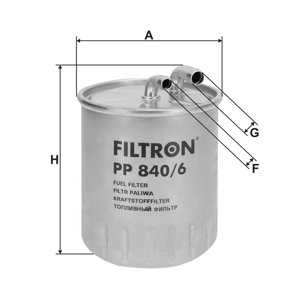 Levně Palivový filtr FILTRON PP 840/6
