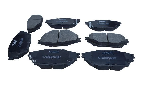 set placute frana,frana disc MAXGEAR 19-3908