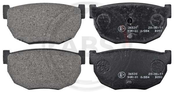 Zestaw klocków hamulcowych, hamulce tarczowe A.B.S. 36530