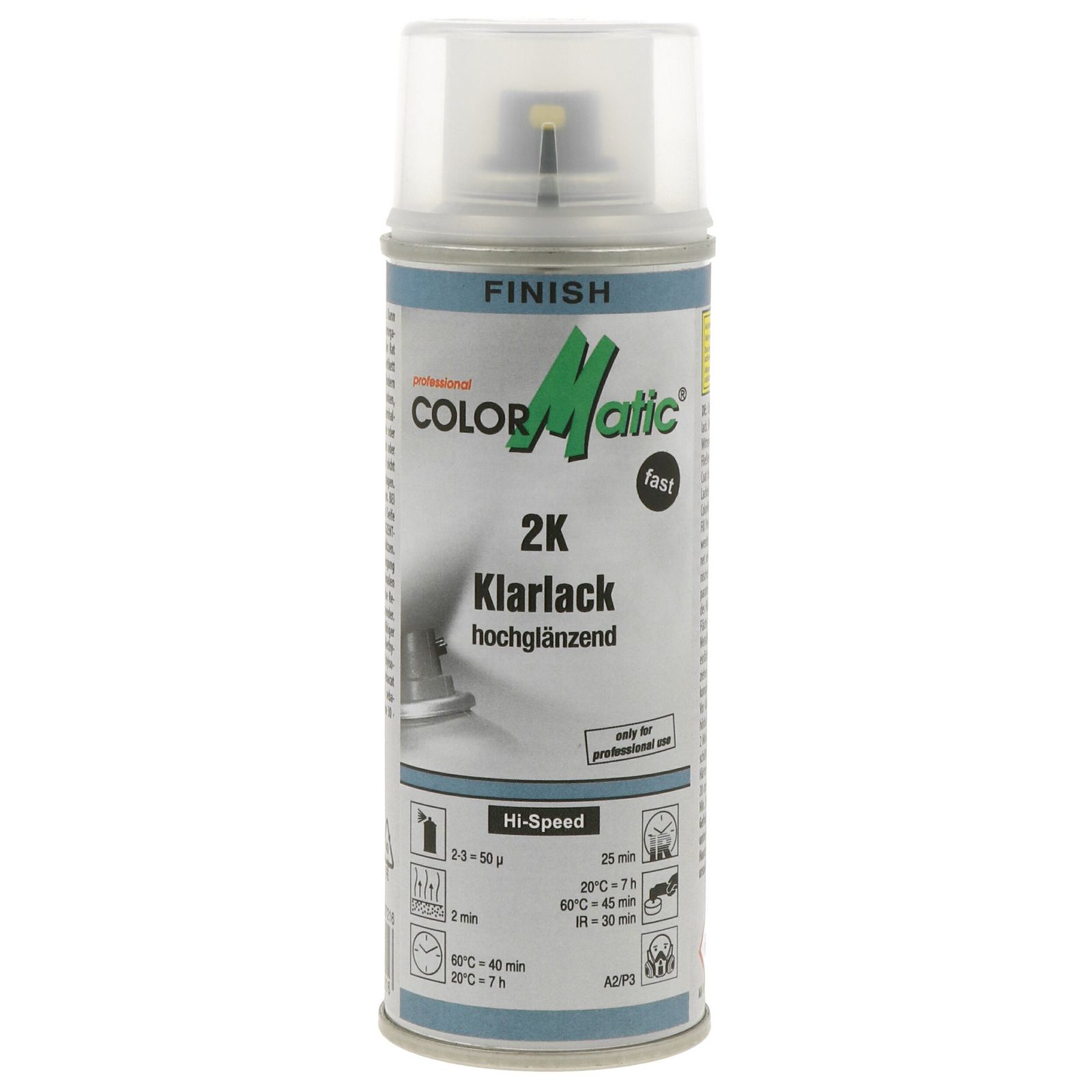 vopsea COLORMATIC 2K Hi-Speed Clear Coat high gloss 200 ml 187216