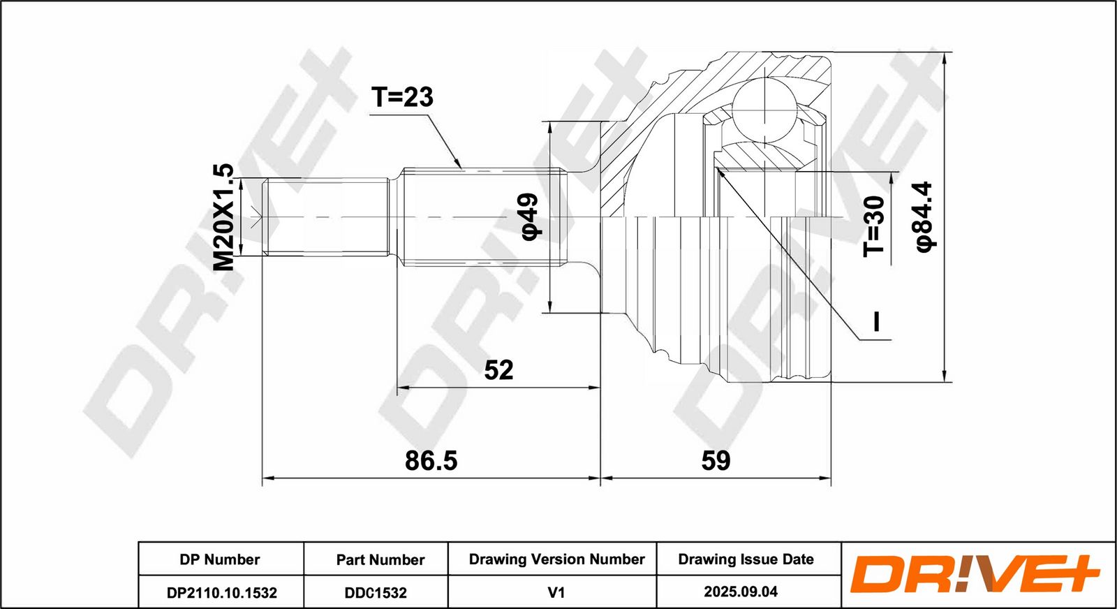 Set articulatie, planetara Dr!ve+ DP2110.10.1532
