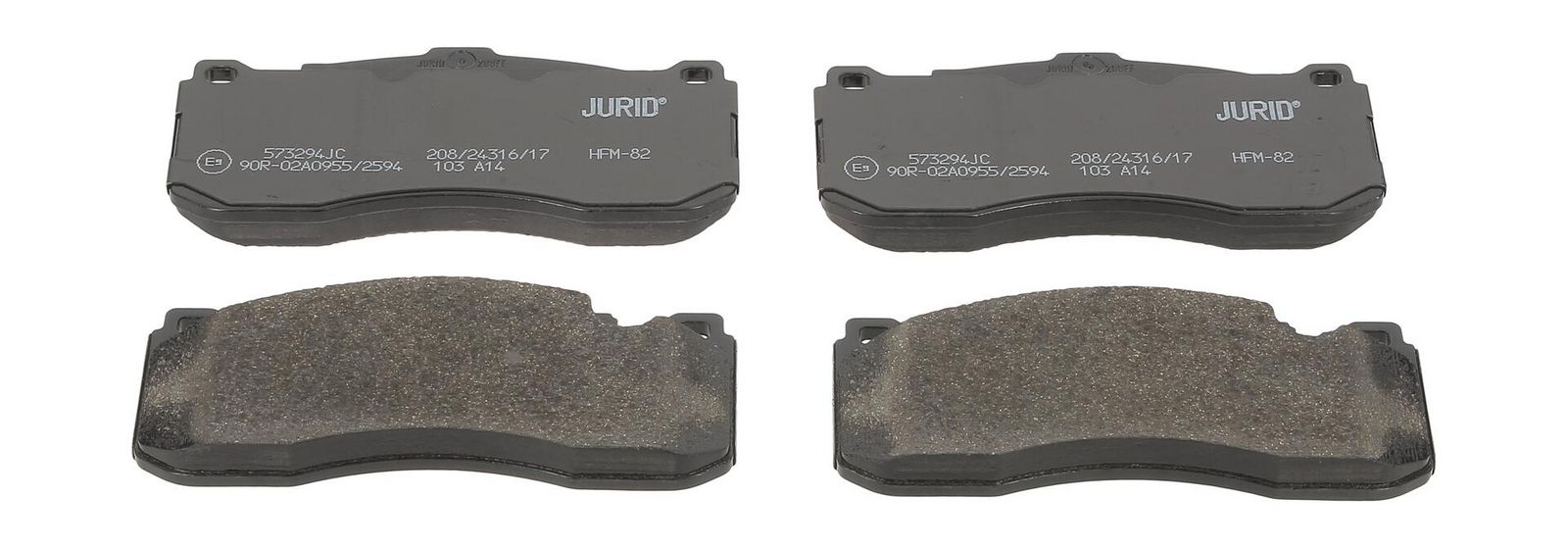 set placute frana,frana disc JURID 573294JC