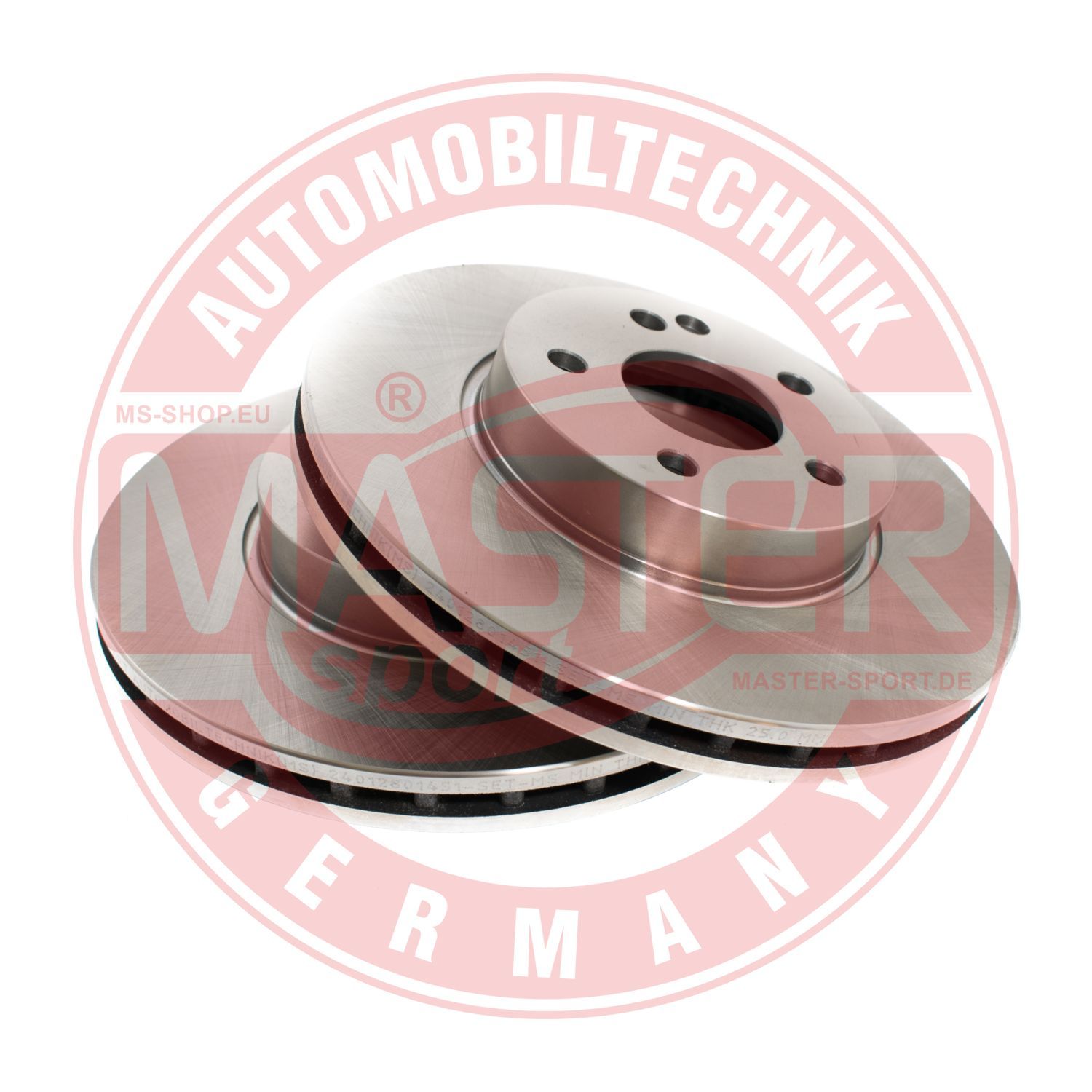 Tarcza hamulcowa MASTER-SPORT GERMANY 24012801451-SET-MS