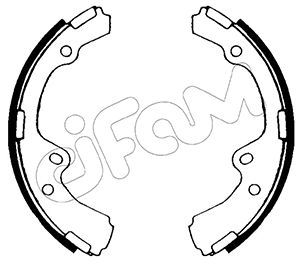 Zestaw szczęk hamulcowych CIFAM 153-414