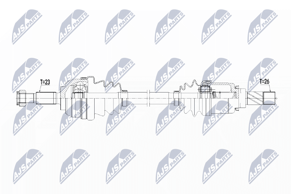 Wał napędowy NTY NPW-RE-138