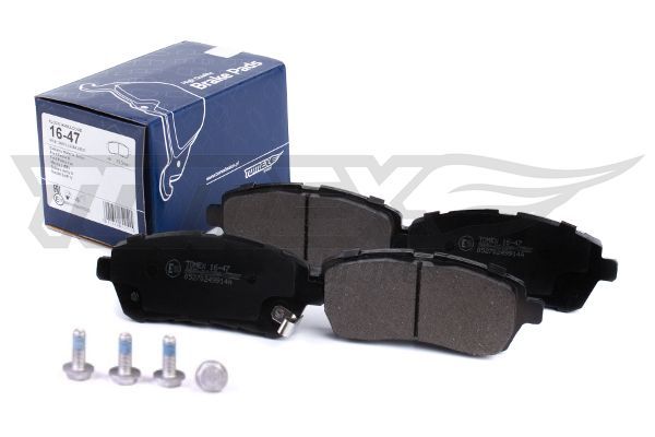 Levně Sada brzdových destiček, kotoučová brzda TOMEX Brakes 16-47