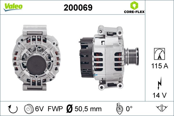 Alternator VALEO 200069