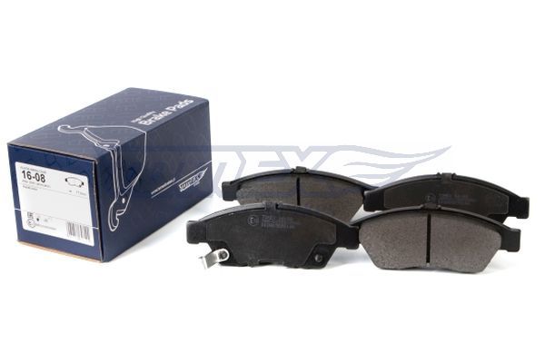 Levně Sada brzdových destiček, kotoučová brzda TOMEX Brakes 16-08