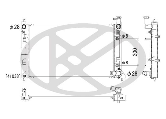 Radiator, racire motor KOYORAD PL031647