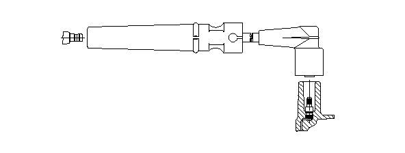 Przewód zapłonowy BREMI 491/40