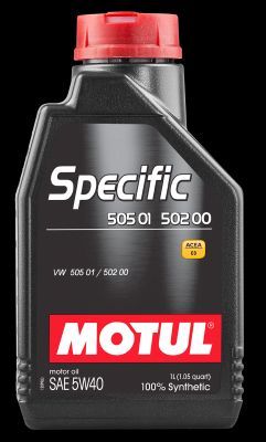 E-shop MOTUL Motorový olej SPECIFIC 505 01 502 00 5W-40, 101573, 1L