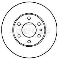 Tarcza hamulcowa BORG & BECK BBD4709