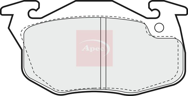 Apec - Front Brake Pad Set