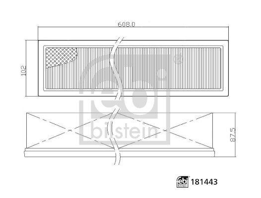 Filtru, aer habitaclu FEBI BILSTEIN 181443