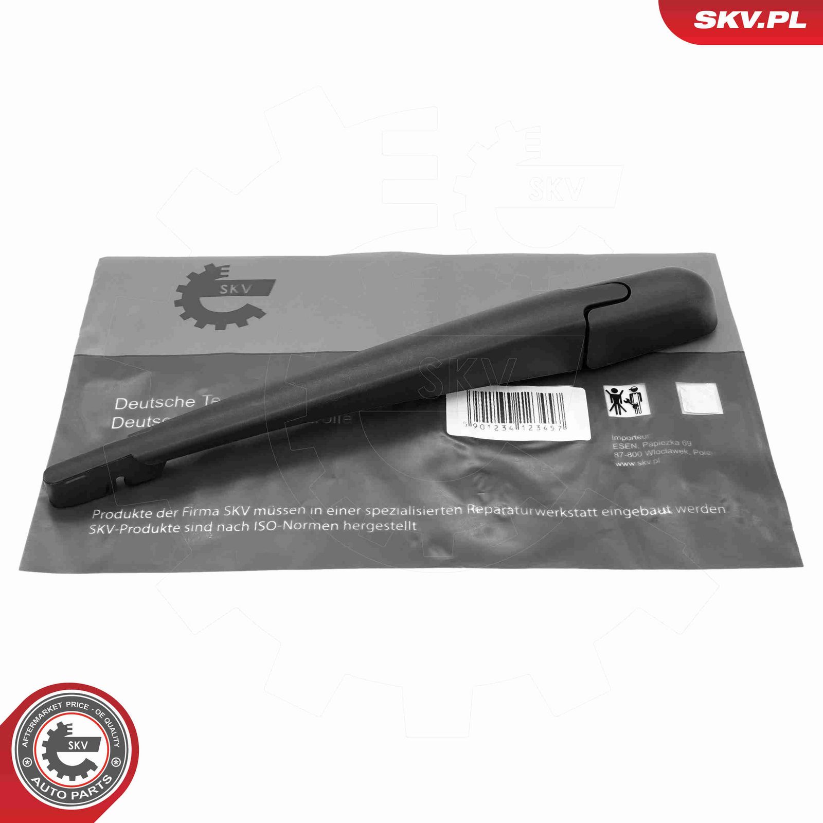 Рычаг стеклоочистителя, система очистки окон