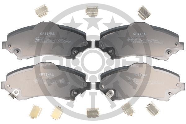 Zestaw klocków hamulcowych, hamulce tarczowe OPTIMAL BP-12704