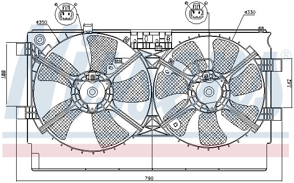 Ventilateur, refroidissement du moteur
