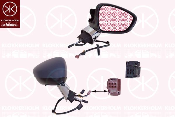 Lusterko zewnętrzne KLOKKERHOLM 05321044