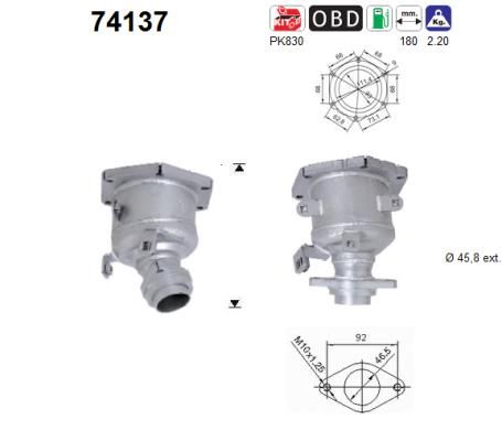 Katalizator AS 208A0BX00A